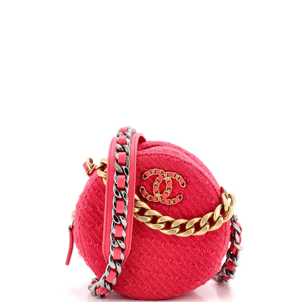 Chanel 19 Round Clutch with Chain